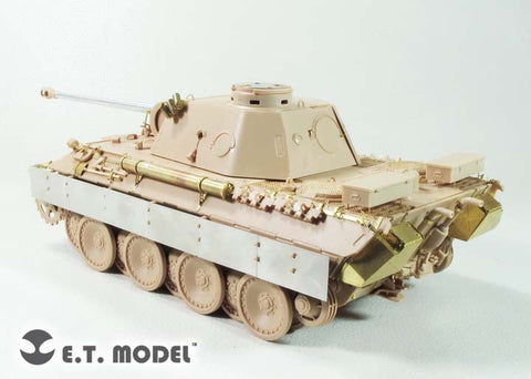 E.T.モデル E35-274 1/35 WWII ドイツ パンサーD型(中/後期生産型)セット(モンモデル 用)