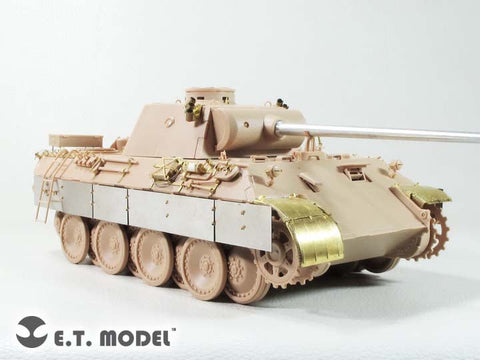 E.T.モデル E35-274 1/35 WWII ドイツ パンサーD型(中/後期生産型)セット(モンモデル 用)