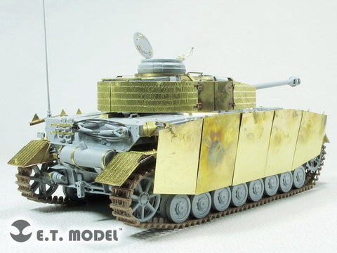 E.T.モデル E35-290 1/35 WWII ドイツIV号戦車 H型(中期型) w/ツェメリットシュルツェン(ドラゴン/スマートキット用)