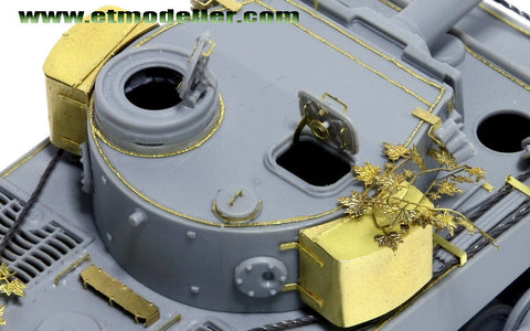 E.T.モデル E72-006 1/72 WWII ドイツ タイガーI 初期生産型(ドラゴン 7370用)