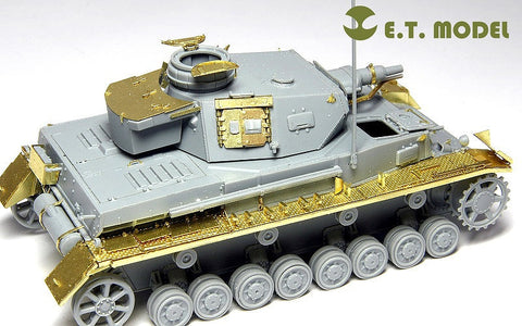 E.T.モデル E72-007 1/72 WWII ドイツ IV号戦車 F1型(ドラゴン 7321用)