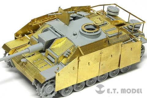 E.T.モデル E72-015 1/72 WWII ドイツ III号突撃砲G型 初期型(ドラゴン 7283用)