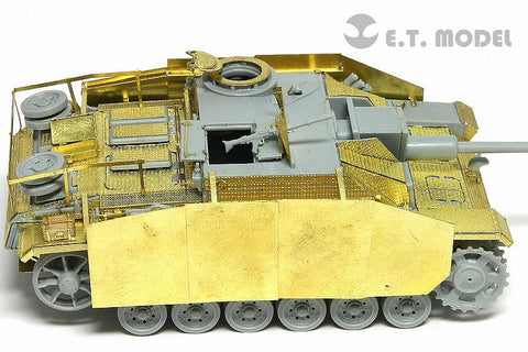 E.T.モデル E72-019 1/72 WWII ドイツ III号突撃砲G型 シュルツェン(後期型)(ドラゴン用)