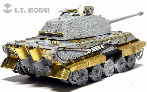 E.T.モデル E72-020 1/72 WWII ドイツ キングタイガー(ポルシェ砲塔)(ドラゴン 7254用)