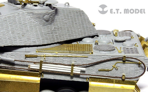 E.T.モデル E72-020 1/72 WWII ドイツ キングタイガー(ポルシェ砲塔)(ドラゴン 7254用)