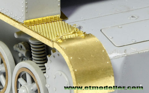 E.T.モデル EA35-001 1/35 WWII ドイツ I号戦車B型 フェンダー(ドラゴン用)