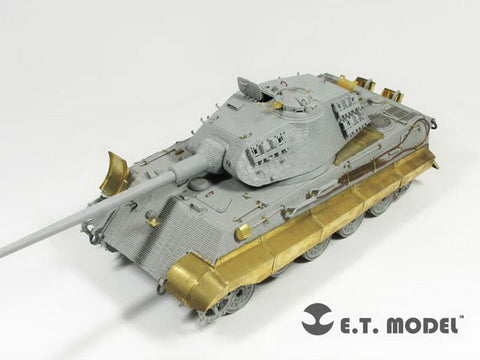 E.T.モデル EA35-027 1/35 WWII ドイツ キングタイガー/ヤークトタイガー フェンダー & サイドスカート(ドラゴン用)