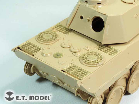 E.T.モデル EA35-112 1/35 WWII ドイツ パンサー D型 エンジングリルメッシュ(タミヤ 35345用)