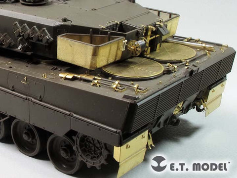 E.T.モデル EA35-115 1/35 ドイツ レオパルト2 A5/6 MBT エンジン&タレットラックグリルメッシュ(タミヤキット用)