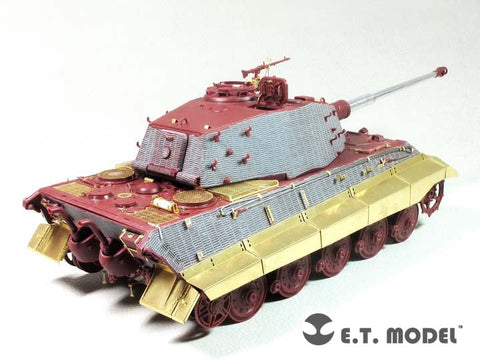 E.T.モデル EA35-121 1/35 WWII ドイツ キングタイガー フェンダー & サイドスカート(モンモデル用)