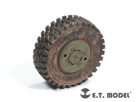 E.T.モデル ER35-041 1/35 現用 アメリカ M1070 トラクター 自重変形ロードホイール(ホビーボス 85502用)