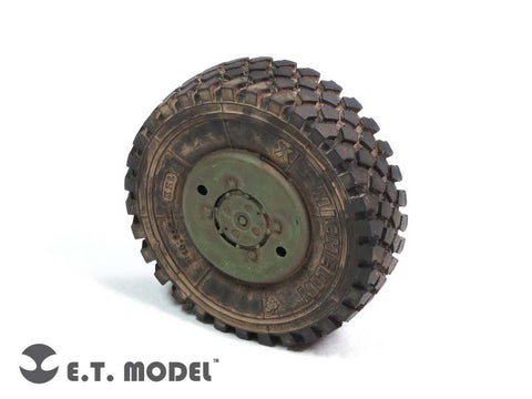 E.T.モデル ER35-041 1/35 現用 アメリカ M1070 トラクター 自重変形ロードホイール(ホビーボス 85502用)