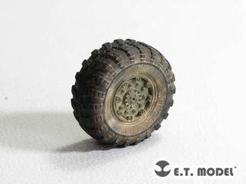 E.T.モデル ER35-060 1/35 ソビエト SS-23 スパイダー タクティカル バリスティックミサイル 自重変形ロードホイール(ホビーボス 85505用)