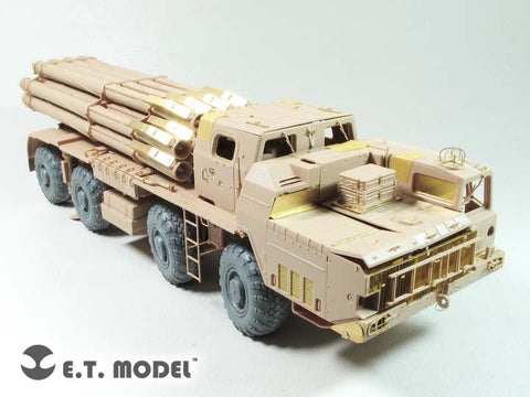 E.T.モデル ER35-062 1/35 ロシア ロングレンジ 9A52-2 スメーチ ロケットランチャー 自重変形ロードホイール(モンモデル SS-009用)