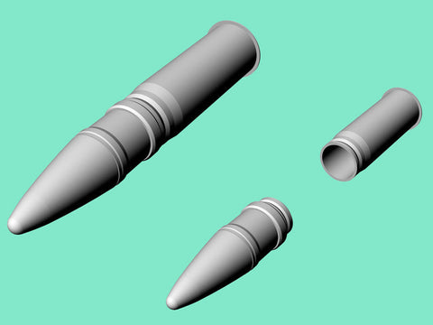 エウレカXXL A-3508 1/35 7,5 cm Pzgr.Patr.40 Kw.K.37/Stu.K.37 L/24
