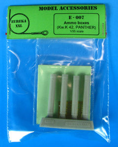 エウレカXXL E-007 1/35 金属製 アンモキャニスター 7.5 cm Kw.K.42用