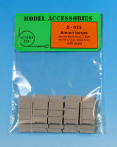エウレカXXL E-015 1/35 木製弾薬箱 for 7.5 cm Kw.K.37/Stu.K.37 L/24