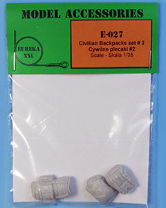 エウレカXXL E-027 1/35 シビリアン バックパック セット #2
