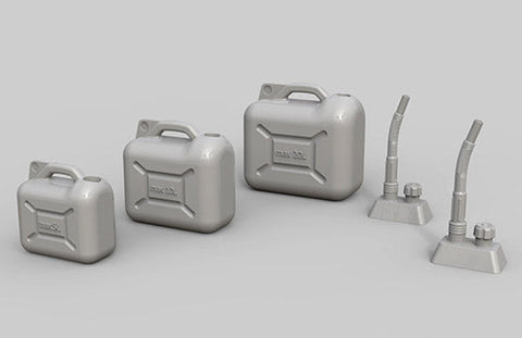 エウレカXXL E-042 1/35 プラスチック製 ジェリ缶 5 l, 10 l & 20 l