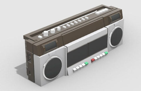 エウレカXXL E-057 1/35 ポータブル ラジオカセットプレーヤー