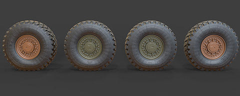 エウレカXXL ER-3554 1/35 現用 ポーランド KTO ロソマク装輪装甲車用自重変形タイヤセット