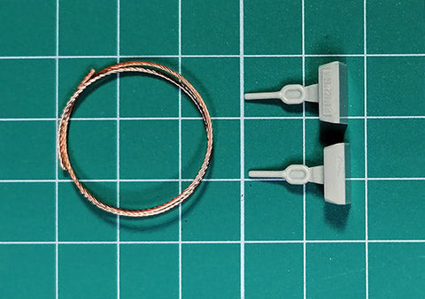 エウレカXXL ER-3558 1/35 アメリカ軍軽戦車用牽引ケーブルセット