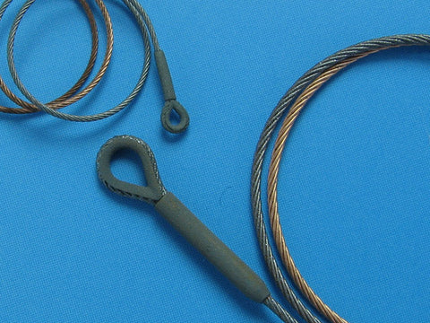 エウレカXXL ER-4802 1/48 VI号戦車 タイガーI 牽引ワイヤー