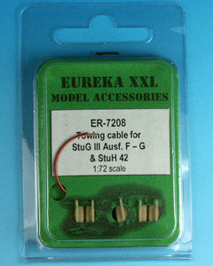 エウレカXXL ER-7208 1/72 牽引ケーブル III号突撃砲F-G型 & 突撃榴弾砲42型 派生車両