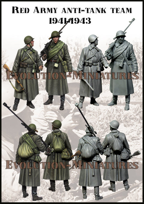 エボリューション EM-35008 1/35 WWII ソビエト兵士 対戦車狙撃兵 1941-1943(1体)
