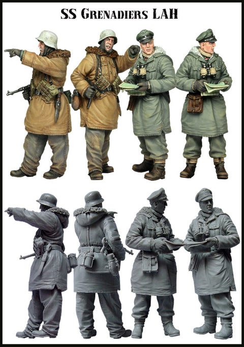 エボリューション EM-35043 1/35 WWII ドイツ武装SS擲弾兵(2体)