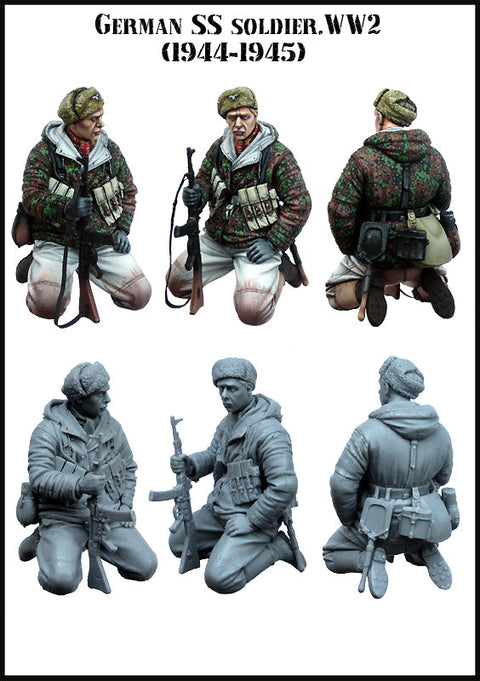 エボリューション EM-35125 1/35 WWII ドイツ武装SS兵士 1944-1945(1体)