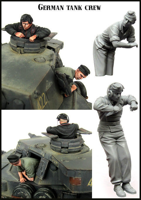 エボリューション EM-35127 1/35 WWII ドイツ 戦車クルー(2体)