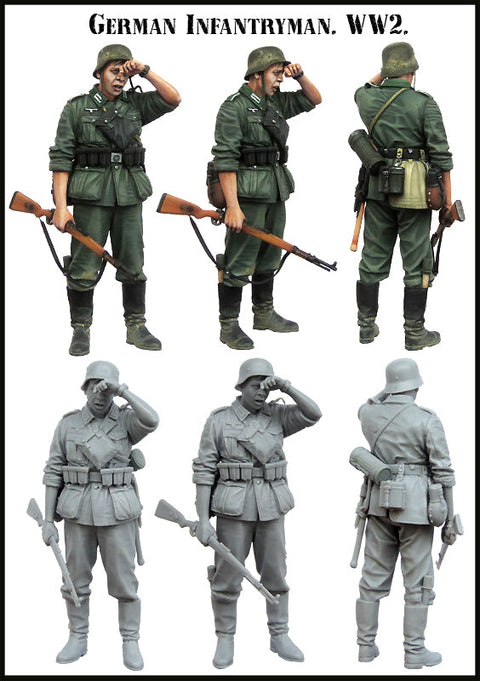 エボリューション EM-35142 1/35 WWII ドイツの歩兵 夏(1体)