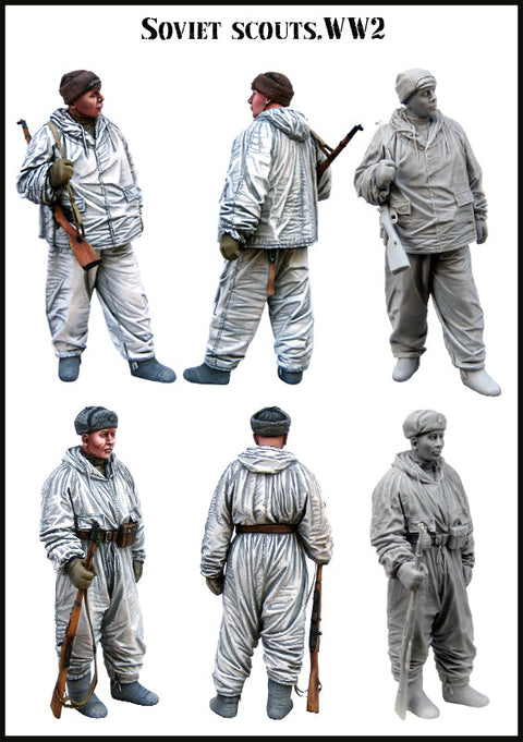 エボリューション EM-35166 1/35 WWII ソビエトの偵察兵(2体)