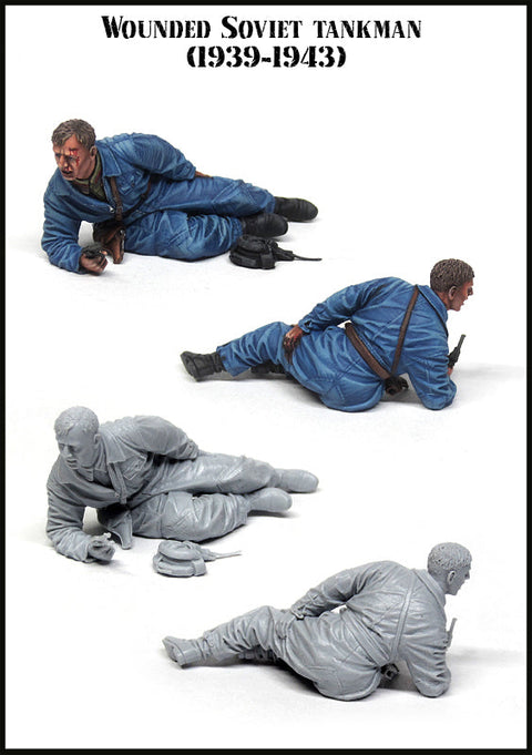 エボリューション EM-35169 1/35 WWII 負傷したソビエト戦車兵1939-1943(2)(1体)