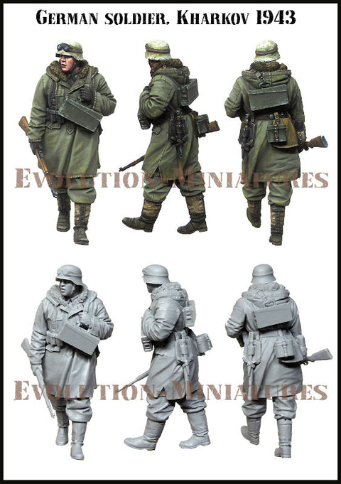 エボリューション EM-35203 1/35 WWII ドイツの兵士 ハリコフ 1943(2)(1体)