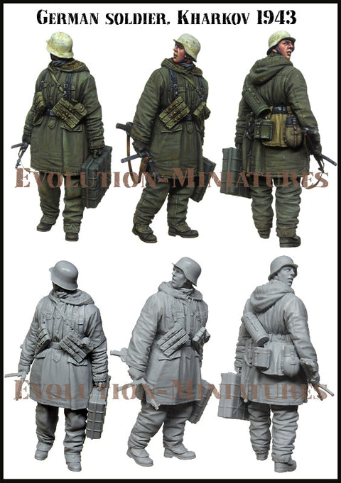 エボリューション EM-35206 1/35 WWII ドイツの兵士 ハリコフ 1943(5)(1体)