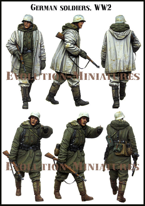エボリューション EM-35212 1/35 WWII ドイツの兵士 ハリコフ 1943(8)(2体)