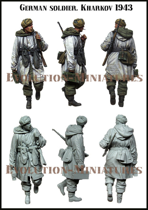 エボリューション EM-35220 1/35 WWII ドイツの兵士 ハリコフ 1943(10)(1体)