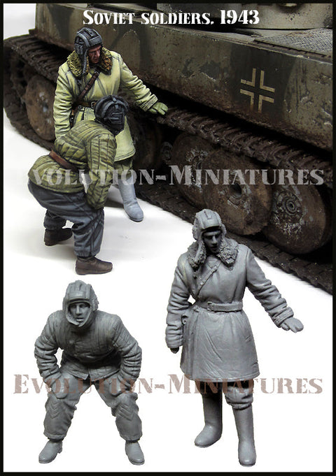 エボリューション EM-35235 1/35 WWII ソビエトの兵士 1943(3)(2体)