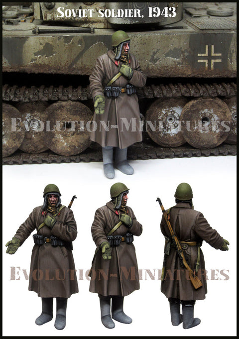 エボリューション EM-35236 1/35 WWII ソビエトの兵士 1943(4)(1体)