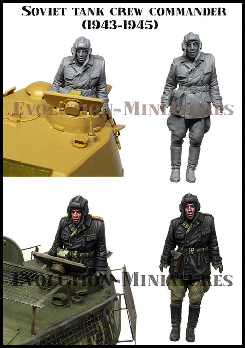 エボリューション EM-35245 1/35 WWII ソビエト 戦車部隊指揮官 ( 1943 - 1945 )