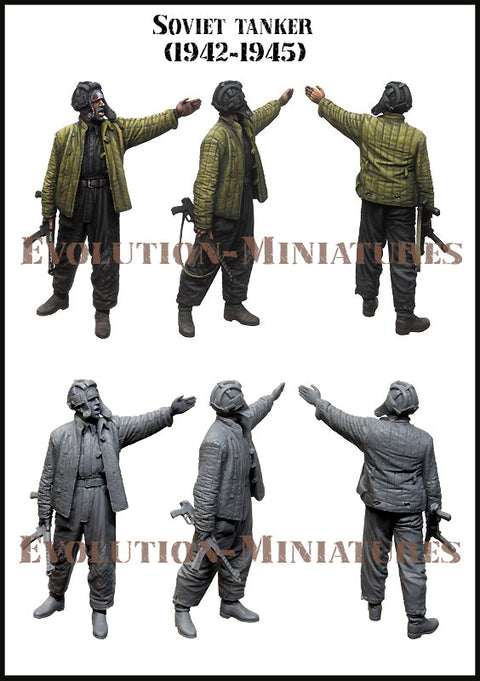 エボリューション EM-35246 1/35 WWII ソビエト 戦車兵 ( 1942 - 1945 )