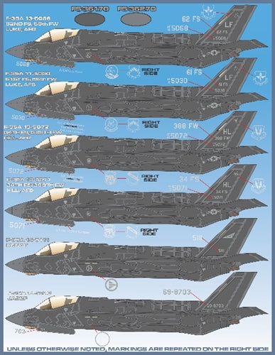 ファーボール 32-003 1/32 F-35A ライトニングII、F-35アンソロジー(イタレリ用)