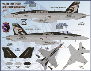 ファーボール 48-049 1/48 アメリカ海軍 エアウィングオールスターズ、 F / A-18E / Fスーパーホーネット、パート3