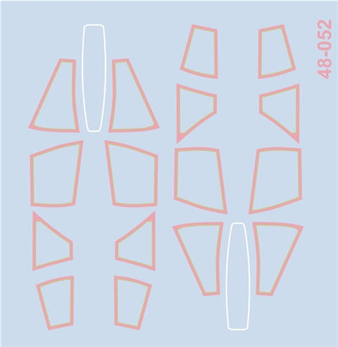 ファーボール 48-052 1/48 ロシア空軍、MiG-31フォックスハウンド用 キャノピーフレーム(AMK用)