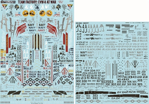 ファーボール 48-066 1/48 アメリカ海軍 F/A-18C/E/G ホーネット、 第8空母航空団 生来の決意作戦2017