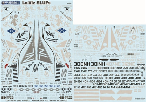 ファーボール 48-068 1/48 アメリカ海軍 A-7EコルセアII ショートリトルアグリーファッカーズ、ロービジ