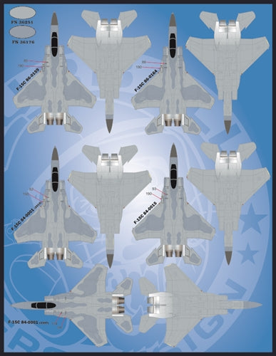ファーボール 48-072 1/48 F-15A/C/D 在欧アメリカ空軍 新鋭イーグルス