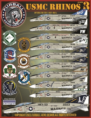 ファーボール 48-089 1/48 アメリカ海兵隊ライノス パート3